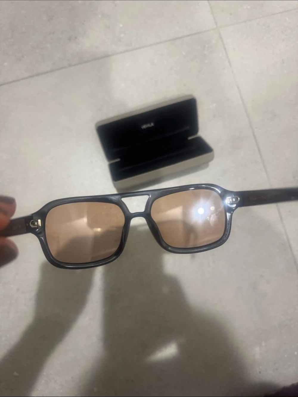 DIXIE - BLACK/TOFFEE sunglasses